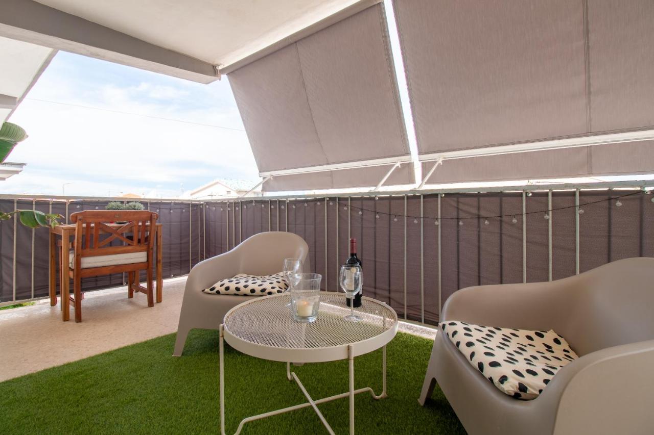 Super Apartamento A Un Paso Del Mar Oliva Bagian luar foto