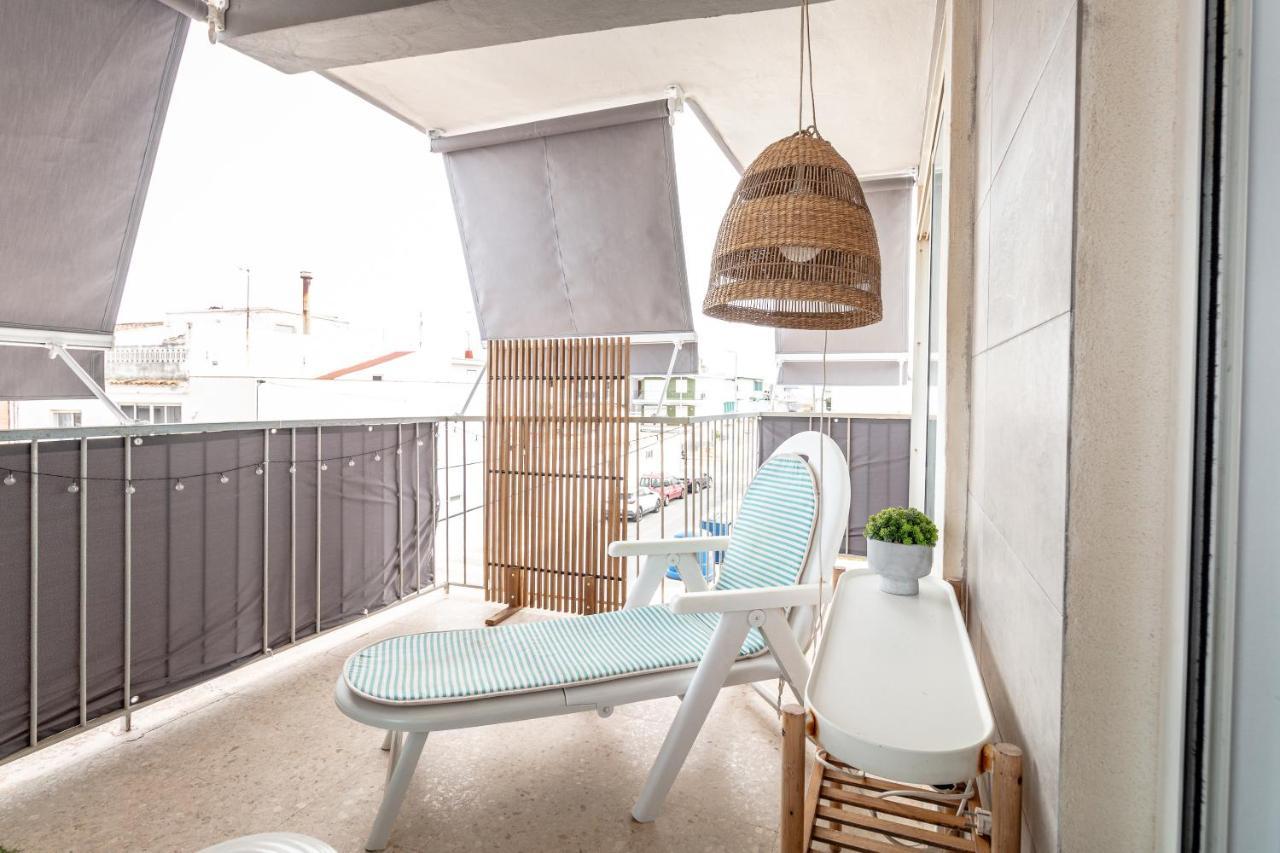 Super Apartamento A Un Paso Del Mar Oliva Bagian luar foto
