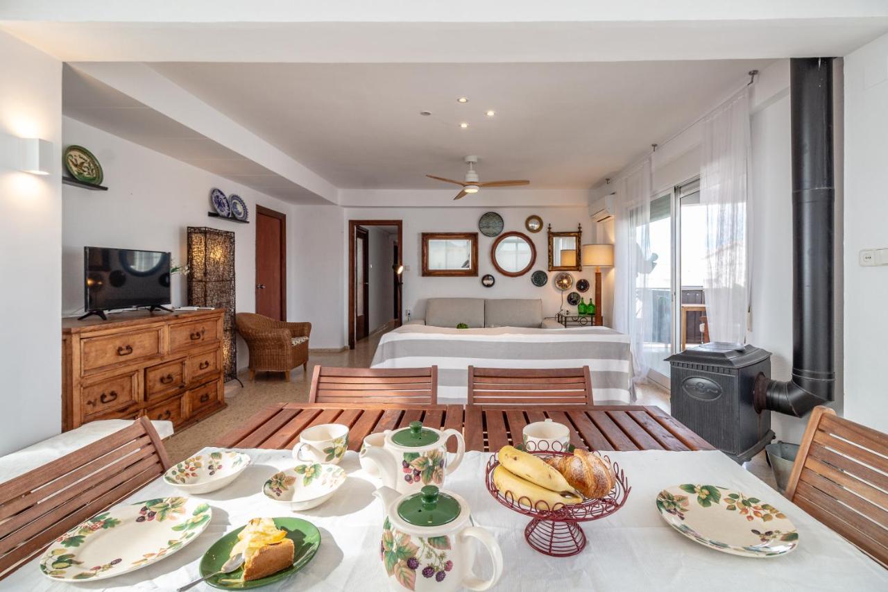 Super Apartamento A Un Paso Del Mar Oliva Bagian luar foto