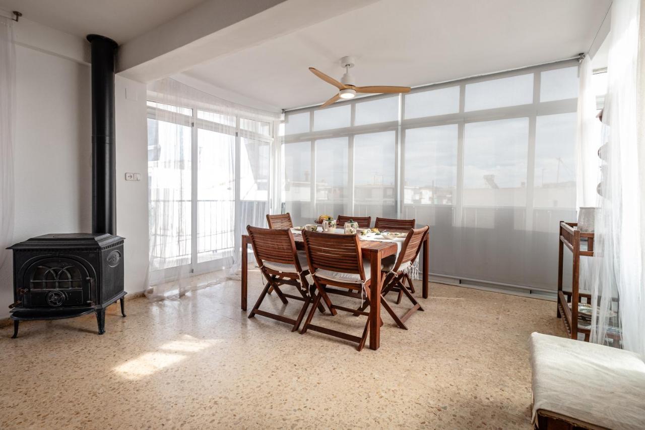 Super Apartamento A Un Paso Del Mar Oliva Bagian luar foto